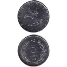 Benim Koleksiyonum Türkiye, 5 Lira (1979) Çil Eski Madeni Para
