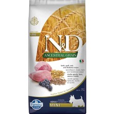 N&d Düşük Tahıllı Kuzu Etli Yaban Mersinli Küçük Irk Yetişkin Köpek Maması 7 kg