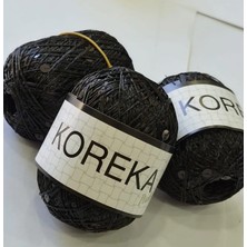 Milano Koreka Pırıltı Payetli Siyah - PR185 - 50 gr 180 Metre