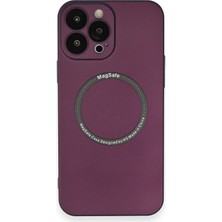 Timion iPhone 14 Pro Kılıf Jack Magneticsafe Lens Silikon - Mürdüm Lütfen Alacağınız Ürünün Açıkl