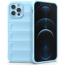 Timion iPhone 12 Pro Kılıf Optimum Silikon - Sky Blue Lütfen Alacağınız Ürünün Açıklama ve Özelli