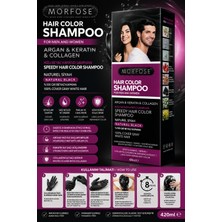 Timion Hair Color Shampoo Natural Black 420 ml Hızlı Beyaz Kapatıcı Saç Boyama Şampuanı Argan Kerati