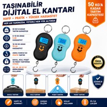 Apeksal Dijital El Kantarı 50 kg Askılı Bavul, Kurban, Gülen Yüz Terazisi Taşınabilir Tartı
