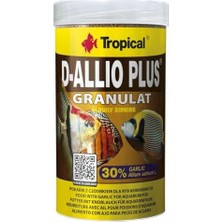 Canarino D-Allio Plusgranulat Discus Balıklar Için Sarımsaklıgranül Balık Yemi 100 ml 60GR