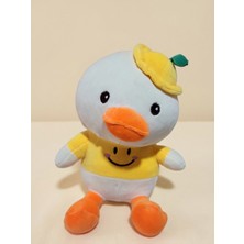 Peluş Oturan Ördek 35 cm Sarı