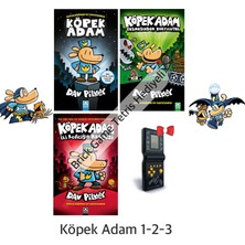 Altın Kitaplar Köpek Adam 1 - Köpek Adam 2 - Köpek Adam 3, Brick Game Tetris Oyun Makinesi Hediyeli