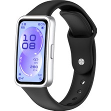 Sneezy Huawei Band 11 ve Band 11 Pro Uyumlu Klasik Silikon Kordon Yumuşak Soft Spor Saat