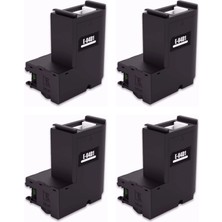 4 Adet Epson Ecotank ET-M1170 Yazıcı Uyumlu T04D1 Muadil Atık Kutusu Çipli