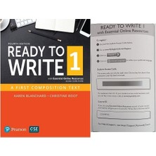 Pearson Education Yayıncılık Ready To Write 1 Mesleki Hazırlık Kitabı 192 Sayfa İngilizce Dili
