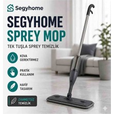 Segy Home Sprey Mop, Mikrofiber Bezli, Su Hazneli, Kovasız Pratik Temizlik, Parke, Fayans, Mermer ve Seramik Zeminler Için ( Yedek Mop Hediyeli)