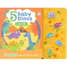 North Parade Publishing 5 Baby Dinos A Counting Sound Book