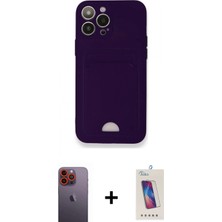 İlk El Grup Pilelistore™ iPhone 12 Pro Max Kılıf Vadi Çizgi Prime - Siyah Joko 5d Cam + Neon Fosforlu Kamera Lens - Tu