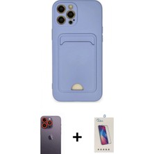 İlk El Grup Pilelistore™ iPhone 12 Pro Max Kılıf Vadi Çizgi Prime - Siyah Joko 5d Cam + Neon Fosforlu Kamera Lens - Tu