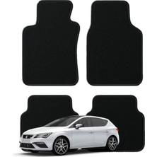 K2Carpet Seat Leon 3. Nesil (2012-2020) Özel Kesim Tam Uyumlu Lüx Oto Halı Paspas Seat Leon Paspas