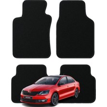 K2Carpet Skoda Rapid Özel Kesim Tam Uyumlu Lüx Oto Halı Paspas Skoda Rapid Paspas