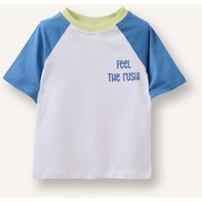 DeFacto Overshirt Fit Slogan Baskılı Kısa Kollu Tişört Erkek Bebek H5246A526SM