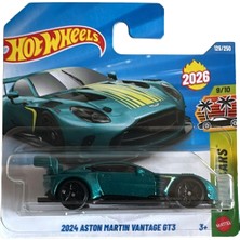 Hot Wheels 2024 Aston Martin Vantage GT3 Metal Gövde ile Gerçekçi Detaylar ve Koleksiyonluk Tasarım