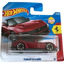 Hot Wheels Ferrari 12CILINDRI Metal Gövde ile Detaylı Tasarım 2026 Koleksiyonluk Diecast Model
