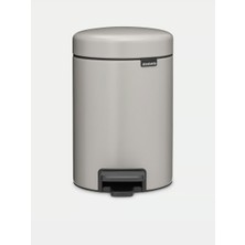 Brabantia Brb-Bra 252181-8710755252181-001-01-NEWICON Soft Grey Pedallı Çöp Kutusu 3l