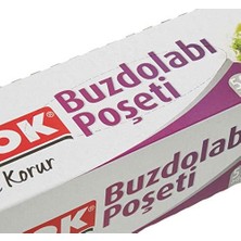 Canarino Ekonomik Buzdolabı Poşeti, Orta Boy, 24 x 38 Cm, 50 Yaprak