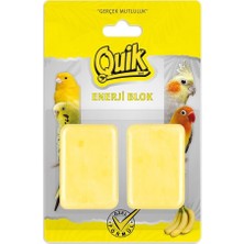 Canarino Quik Kuşlar Için Enerji Bloğu, Muzlu, 2'li