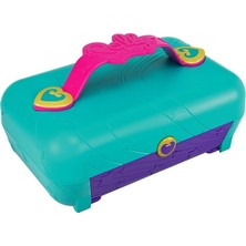 Polly Pocket Dans Partisi Oyun Seti Çantası FRY41 Renkli Kız Çocuklar İçin Eğlenceli Tema