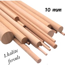 ncy Ahşap Kavale Çıta Çubuk Kayın Kavela 1.kalite 10 mm Yivsiz 150 cm 10 Ad