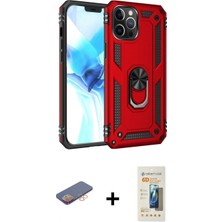 İlk El Grup Pilelistore™ iPhone 12 Pro Max Kılıf Ahenk Klasik Koleksiyonu - Siyah 6d Mat Seramik Hayalet Nano Ekran Koruyucu + Renkli Kamera Lens Koruma Cam - Tu