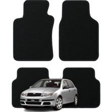 K2Carpet Skoda Fabia 1. Nesil Hatchback (1999-2009) Özel Kesim Tam Uyumlu Lüx Oto Halı Paspas Skoda Fabia Paspas
