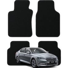 K2Carpet Skoda Superb 3. Nesil (2015-2024) Özel Kesim Tam Uyumlu Lüx Oto Halı Paspas Skoda Superb Paspas , Skoda Süperb Paspas