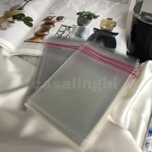 Canarino Kendinden Yapışkanlı Jelatin Poşet Bantlı Şeffaf Opp Torba Paket 10X15 cm (Kapak Payı Dahil) - 50 Adet