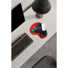 Canarino Angry Tiger Bilek Destekli Mouse Pad,baskılı Masa Pedi,ergonomik Rahat Konforlu Mouse Pad