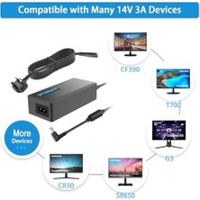 Canarino Monitör Için 14V Güç Kaynağı, 14V 3A 2.5A 2.14A 1.78A 15 Için Ac Dc Adaptörü