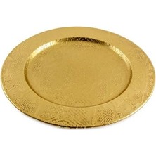 Canarino Brett Metal Oval Tabak 20X20 cm