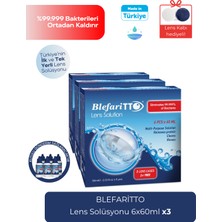 Blefaritto Lens Solüsyonu 6x60 ml 3 Adet