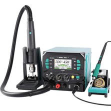 Yihua 983D 3in1 Sıcak Hava Üflemeli Havya Istasyonu ve Dc Güç Kaynağı 1300W