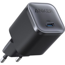 Anker Nano Şarj Cihazı, 45W Ultra Hızlı, Usb-C, Kompakt ve Katlanabilir Fişli, Siyah - A2692