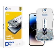 Lito D+ Uygulama Aparatlı Mat iPhone 15 Plus Ekran Koruyucu