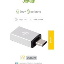 Canarino Jopus Type C Mix Mini USB Otg JO-IP04-GÜMÜŞ