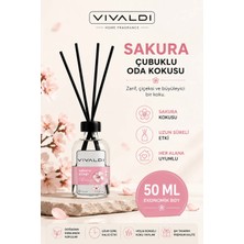 Vivaldi Home Sakura Çiçeği Oda Kokusu 50 ml Zarif Hafif Çiçeksi Aroma ile Ferahlatıcı Etki