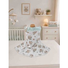 Sallhome Baby Textile Sallhome Baby Koala Desenli Müslin Emzirme Önlüğü – Nefes Alan Pamuklu Emzirme Örtüsü 🐨🤍🌿✨