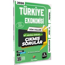 Dizgi Kitabevi Dizgi Kitap Yayınları 2026 Türkiye Ekonomisi Kaymakamlık-Kpss A-Sayıştay Tüm Yıllar Tamamı Video Çözümlü Çıkmış Sorular