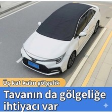 Gard Oto Güneş Araç Oto Araba Branda Ön ve Tavan Yarım Branda Güneş Buz Kar ve Dolu Koruyucu Örtü Güneşlik