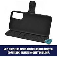 Canarino Appple 13 Için Kılıf Fabric Book Wallet Siyah [ 13 ile Uyumlu Kılıf - Siyah]