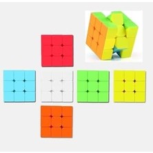 Canarino Speed Cupe Rubik Küp Zeka Küpü 3x3 Canlı Renkler Hız Küpüfidget Oyuncak Seyahat Zeka Oyunu