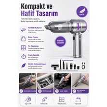 Eco Lounge El Tipi Basınçlı Hava Üfleme ve Vakum Süpürge Makinesi Şarjlı Aparatlı Set