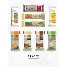 Zbarz Protein & Yulaf Bar Vegan Karışık Kutusu | Yüksek Lifli | 14 Adet