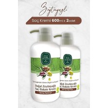Canarino Doğal Zeytinyağlı Saç Kremi 600 ml x 2 Adet