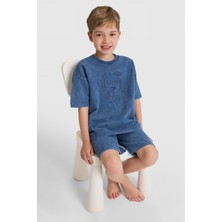 U.s. Polo Assn. Erkek Çocuk Koyu Indigo Pijama Takım 50327313-VR089