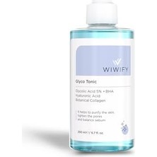 Canarino Wıwıfy Arındırıcı Cilt Yenileyici Komedon Siyah Nokta Sivilce Karşıtı Tonik (Glycolic Acid 5% Aha Bha) Tonik